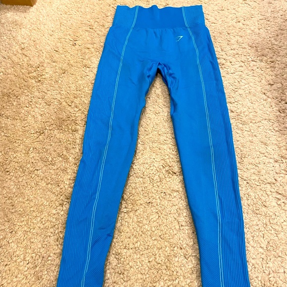 Gymshark Ultra Seamless Legging Bright Vibrant Blue - Picture 2 of 4
